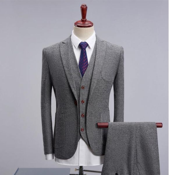 (jacket+vest+pants) men's suits 2017 new style men's casual fashion suit for man british style wool suit men wedding suits, White;black
(jacket+vest+pants) men's suits 2017 new style men's casual fashion suit for man british style wool suit men wedding suits, White;black