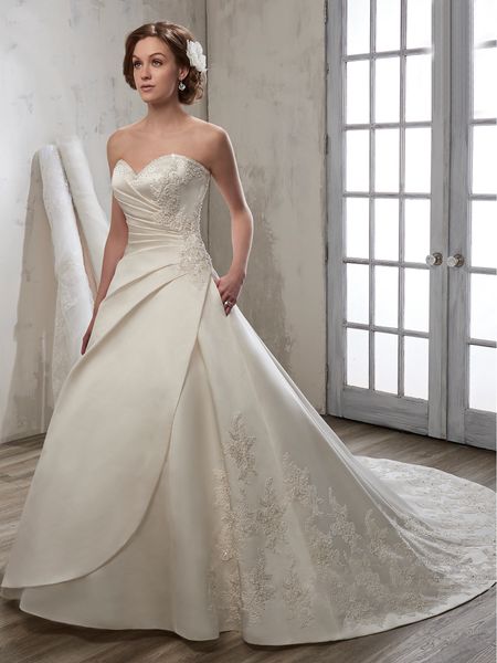 grace ivory satin sweetheart applique beads wedding dresses bridal pageant dresses wedding attire dresses custom size 2-16 kf913112, White
grace ivory satin sweetheart applique beads wedding dresses bridal pageant dresses wedding attire dresses custom size 2-16 kf913112, White