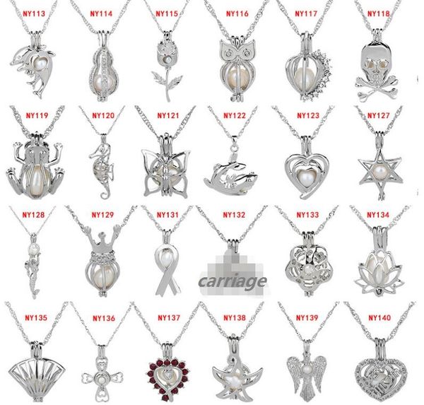 63 style love wish pearl cages locket necklace hollow out oyster pendant necklace freshwater pearl diy fashion jewelry, Silver
63 style love wish pearl cages locket necklace hollow out oyster pendant necklace freshwater pearl diy fashion jewelry, Silver