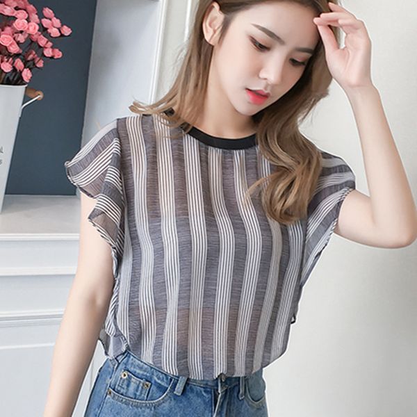 summer for women 2018 new chiffon blouse sleeveless printed shirts casual blouses ladies slim camisa feminina blusas, White
summer for women 2018 new chiffon blouse sleeveless printed shirts casual blouses ladies slim camisa feminina blusas, White