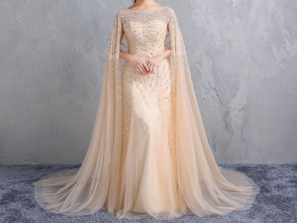 a-line long luxury champagne shawl shawl heavy handmade bead prom dresses round neckline to the formal evening dresses hy028, Black
a-line long luxury champagne shawl shawl heavy handmade bead prom dresses round neckline to the formal evening dresses hy028, Black