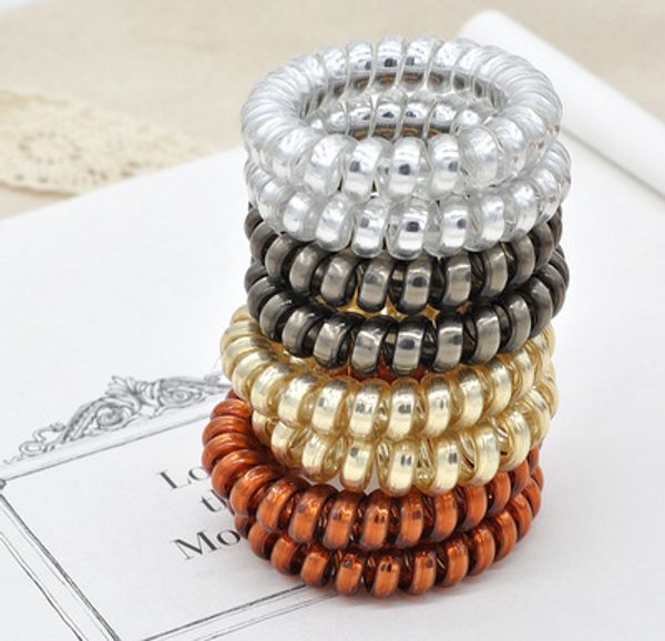 100Pc/Lot Top selling Elastic Hair Bands Girls Rubber Band Headwear Hair Rope Spiral Shape Hair Ties Gum Telephone Wire
100Pc/Lot Top selling Elastic Hair Bands Girls Rubber Band Headwear Hair Rope Spiral Shape Hair Ties Gum Telephone Wire