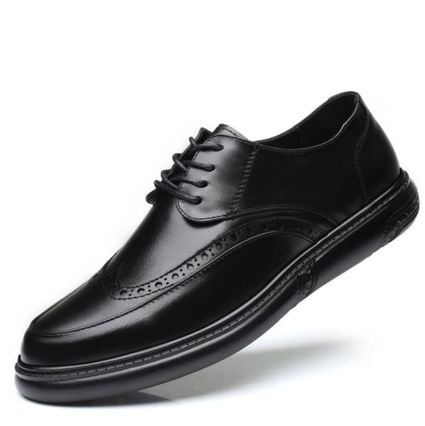 oxford shoes men brogues shoe lace-up bullock business dress shoes male formal shoes ing, Black
oxford shoes men brogues shoe lace-up bullock business dress shoes male formal shoes ing, Black