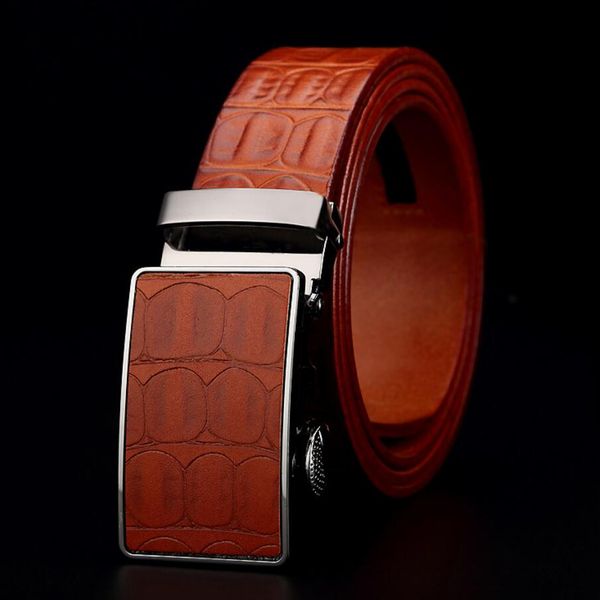 pure layer of cattle leather men's belt automatic buckle leather belt, Black;brown
pure layer of cattle leather men's belt automatic buckle leather belt, Black;brown