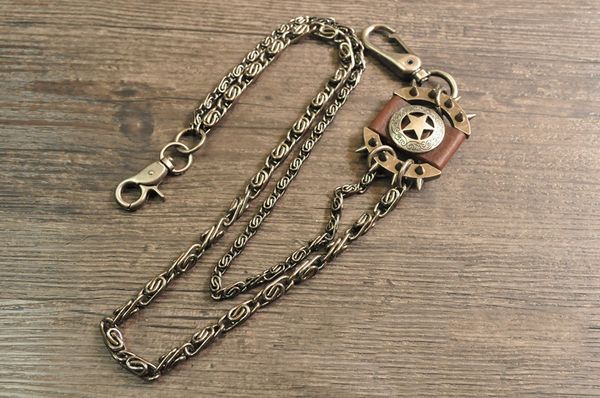 men's motorcyle keychain jean biker wallet keyt chains hip-hop street rock metal plating jean pant wallet belt chain dr75, Silver 
men's motorcyle keychain jean biker wallet keyt chains hip-hop street rock metal plating jean pant wallet belt chain dr75, Silver