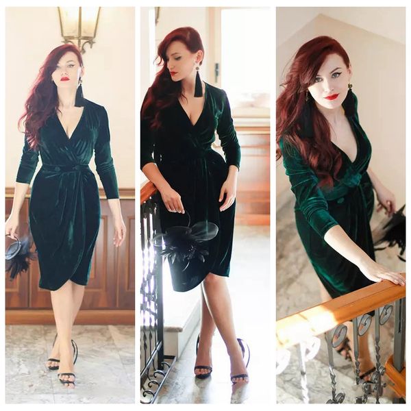 quarter sheath velvet mother evening dresses split front 2019 short pleated custom special occasion party gowns vestidos de prom, Black;red
quarter sheath velvet mother evening dresses split front 2019 short pleated custom special occasion party gowns vestidos de prom, Black;red