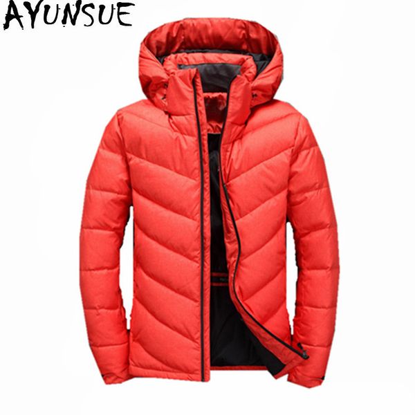 ayunsue fashion 2017 men's down jacket warm white duck winter coat hooded men parka casual mens jackets jaqueta masculina wxf374, Black
ayunsue fashion 2017 men's down jacket warm white duck winter coat hooded men parka casual mens jackets jaqueta masculina wxf374, Black