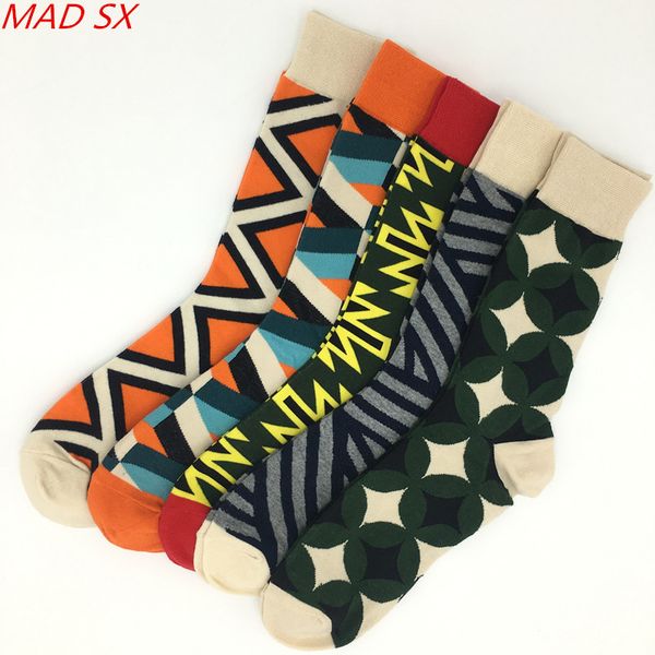 5 pair/lot men's fashion colorful combed cotton socks funny novel happy socks geometry style casual dress crew party gift, Black
5 pair/lot men's fashion colorful combed cotton socks funny novel happy socks geometry style casual dress crew party gift, Black
