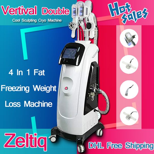 professional vertical salon use double cryolipolysis handles cavitation rf lipo laser cryolipolysis slimming machine ce/dhl
professional vertical salon use double cryolipolysis handles cavitation rf lipo laser cryolipolysis slimming machine ce/dhl