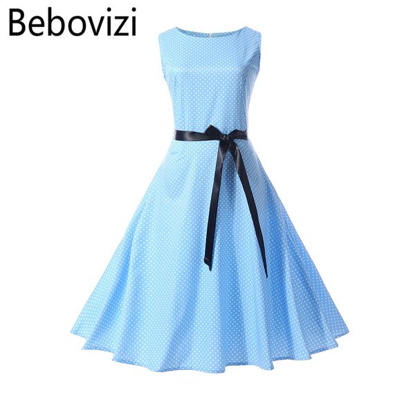bebovizi 2018 summer blue wave point women's dress vintage retro hepburn 50's big hemlines swing party rock dresses for female, White;black
bebovizi 2018 summer blue wave point women's dress vintage retro hepburn 50's big hemlines swing party rock dresses for female, White;black
