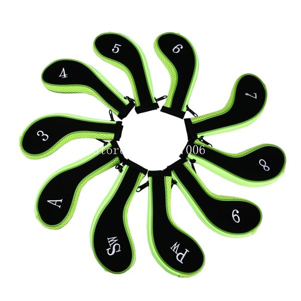 10pcs rubber neoprene head cover golf club iron putter protect set number printed with zipper long neck iron covers
10pcs rubber neoprene head cover golf club iron putter protect set number printed with zipper long neck iron covers