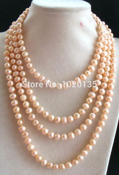 freshwater pearl pink near round 8-9mm 100inch necklace fppj fppj wholesale nature beads, Silver
freshwater pearl pink near round 8-9mm 100inch necklace fppj fppj wholesale nature beads, Silver