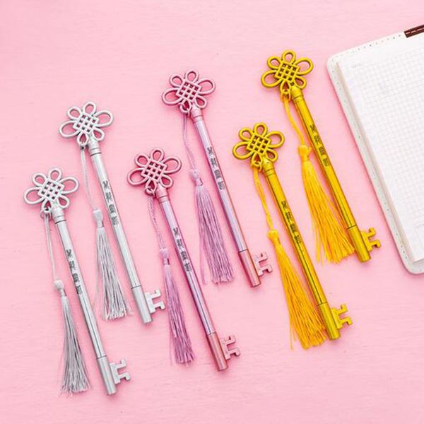 3pcs creative personality key pens fashion palace tassels gel pen neutral pen student office black
3pcs creative personality key pens fashion palace tassels gel pen neutral pen student office black