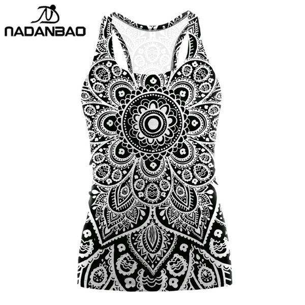 nadanbao 2018 digital printing mandala tank tshirt aztec round ombre o-neck sleeveless plus size t shirt women, White
nadanbao 2018 digital printing mandala tank tshirt aztec round ombre o-neck sleeveless plus size t shirt women, White