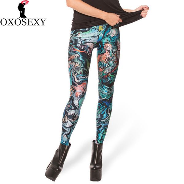 new fashion elastic high waist leggins mermaid digital legins fitness printed women leggings woman pants 196, Black
new fashion elastic high waist leggins mermaid digital legins fitness printed women leggings woman pants 196, Black