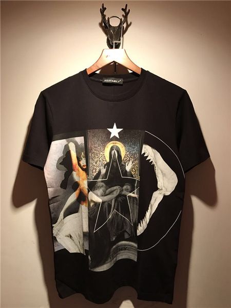 2018 summer brand t-shirts men summer new short sleeves shark notre dame patchwork printed t shirt men clothing tee, White;black
2018 summer brand t-shirts men summer new short sleeves shark notre dame patchwork printed t shirt men clothing tee, White;black