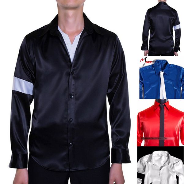 mj michael jackson the way you make me feel black and white dangerous red shirt for show, Black;red
mj michael jackson the way you make me feel black and white dangerous red shirt for show, Black;red