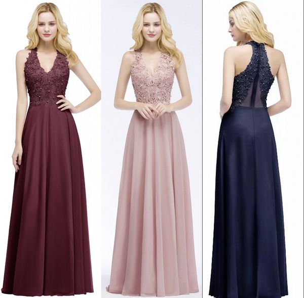 pink lace chiffon bridesmaid dress sleeveless a line v neck evening dresses formal party gowns real ps cps912, White;pink
pink lace chiffon bridesmaid dress sleeveless a line v neck evening dresses formal party gowns real ps cps912, White;pink