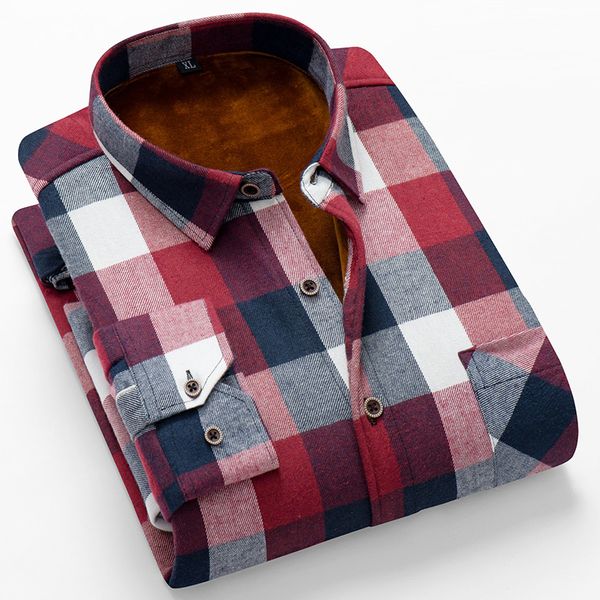 2018 winter new design flannel red plaid thicken warm men casual shirts slim fit long sleeve men plus velvet, White;black
2018 winter new design flannel red plaid thicken warm men casual shirts slim fit long sleeve men plus velvet, White;black