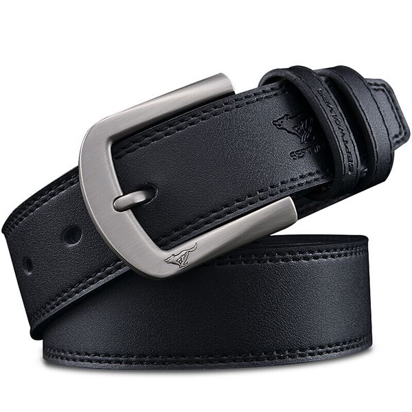 septwolves full grain leather belt casual style belts for men with pin buckle black belt 7a92058400, Black;brown
septwolves full grain leather belt casual style belts for men with pin buckle black belt 7a92058400, Black;brown