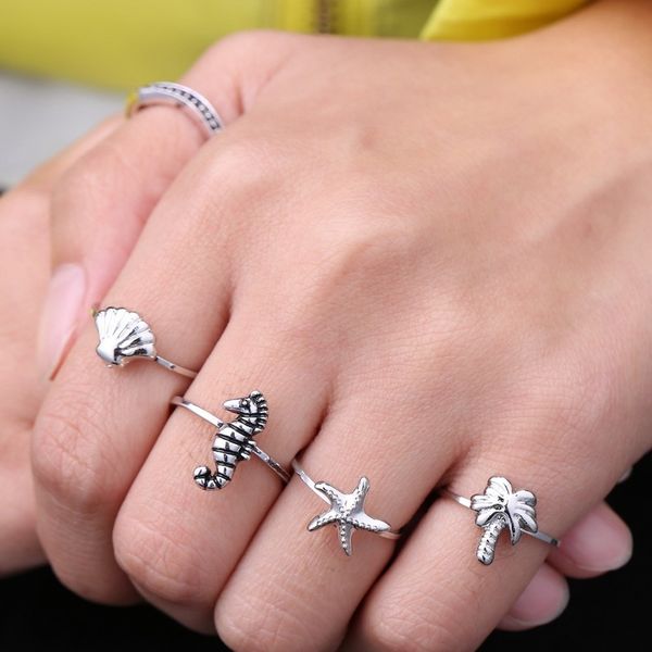5 pcs/set new popular starfish hippocampus knuckle joint ring set ocean rings for party vintage tibetan silver ocean animals, Golden;silver
5 pcs/set new popular starfish hippocampus knuckle joint ring set ocean rings for party vintage tibetan silver ocean animals, Golden;silver
