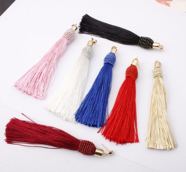 handmade earrings cotton thread tassel earrings bohemian national style womens jewelry gifts drop dangle earrings, Silver
handmade earrings cotton thread tassel earrings bohemian national style womens jewelry gifts drop dangle earrings, Silver