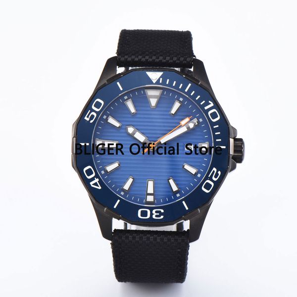 sapphire 45mm blue dial black pvd coated case ceramic rotating bezel sport date display miyota automatic movement men's watch, Slivery;brown
sapphire 45mm blue dial black pvd coated case ceramic rotating bezel sport date display miyota automatic movement men's watch, Slivery;brown