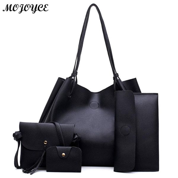 fashion women leather handbags 4pcs/set big capacity shoulder bag women brand solid composite bags ladies hand bags sac a main
fashion women leather handbags 4pcs/set big capacity shoulder bag women brand solid composite bags ladies hand bags sac a main