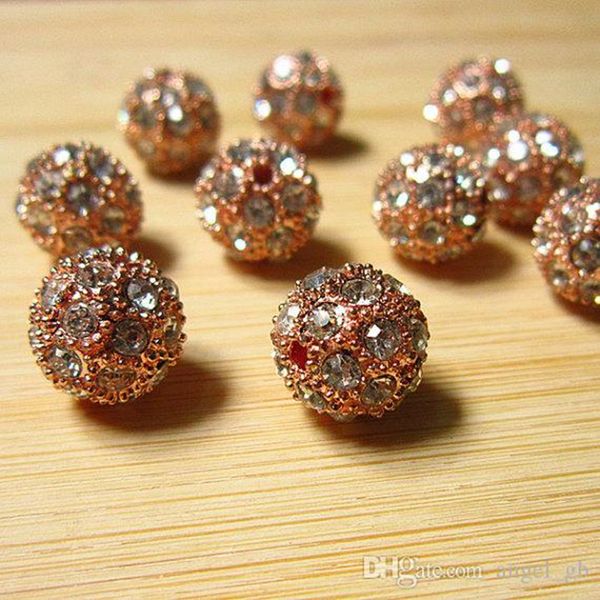 20PCS Rose Gold Metal Shamballa Bracelet Pave Disco Ball Loose Charms Metal Rhinestone Beads Spacer Findings Fashion Jewelry D530
20PCS Rose Gold Metal Shamballa Bracelet Pave Disco Ball Loose Charms Metal Rhinestone Beads Spacer Findings Fashion Jewelry D530