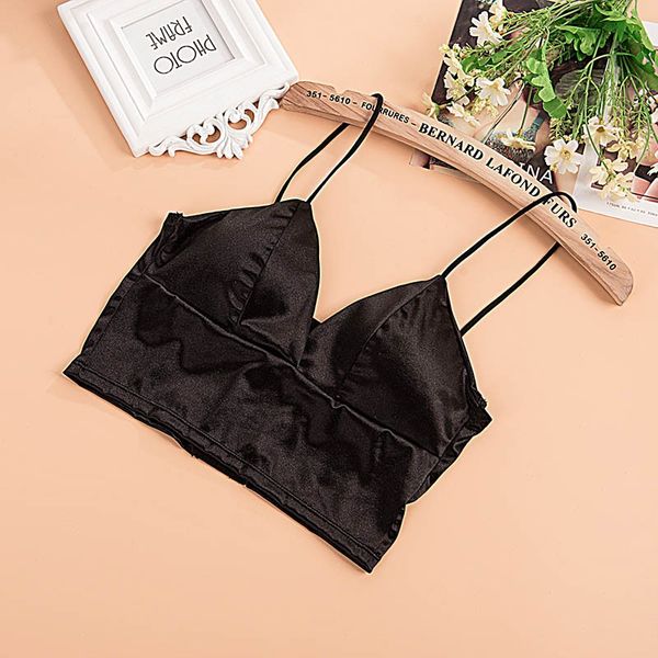 women bra crop crochet floral lace v neck bra women's underwear bralette vest halter crochet sleeveless top, White
women bra crop crochet floral lace v neck bra women's underwear bralette vest halter crochet sleeveless top, White