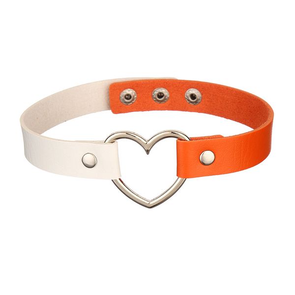 lnrrabc women necklaces colorful pu leather alloy choker necklace heart collar torques fashion jewelry necklace accessories, Silver
lnrrabc women necklaces colorful pu leather alloy choker necklace heart collar torques fashion jewelry necklace accessories, Silver