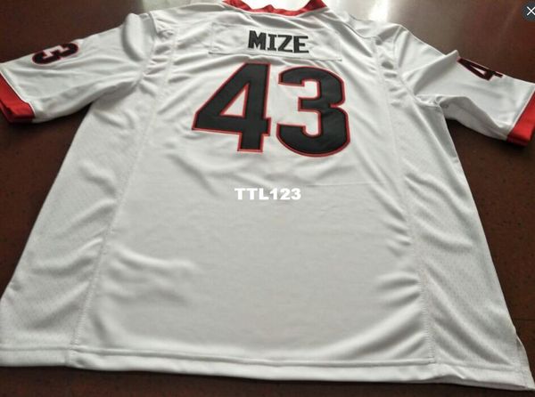 men #43 isaac mize georgia bulldogs size s-4xl red black white college jersey or custom any name or number jersey, Black;red
men #43 isaac mize georgia bulldogs size s-4xl red black white college jersey or custom any name or number jersey, Black;red