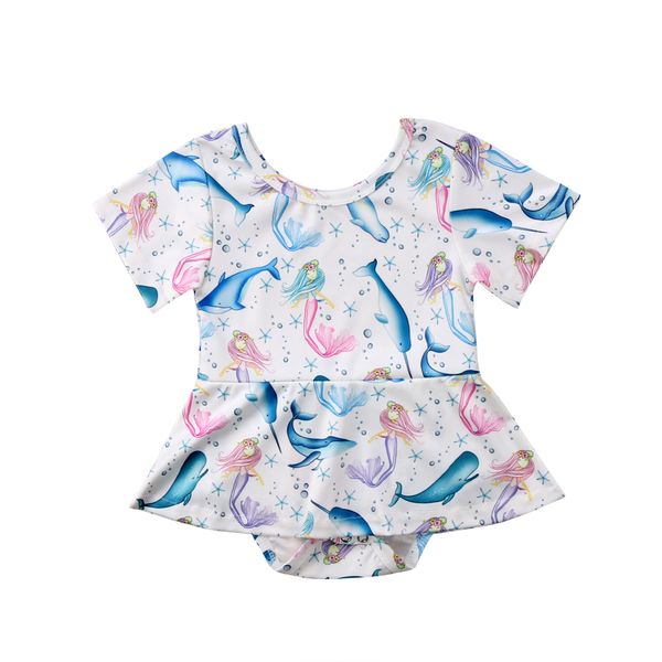 2018 new baby girl clothing summer dolphins mermaid print newborn baby girl romper dress sunsuit playsuit outfit kids clothes baby onesies, Blue
2018 new baby girl clothing summer dolphins mermaid print newborn baby girl romper dress sunsuit playsuit outfit kids clothes baby onesies, Blue