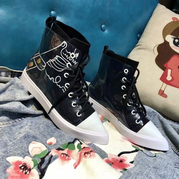 casual booties designer shoes luxury new 2018 fall slip on ankle rhinestone boots sneakers flat women casual shoes, Black
casual booties designer shoes luxury new 2018 fall slip on ankle rhinestone boots sneakers flat women casual shoes, Black