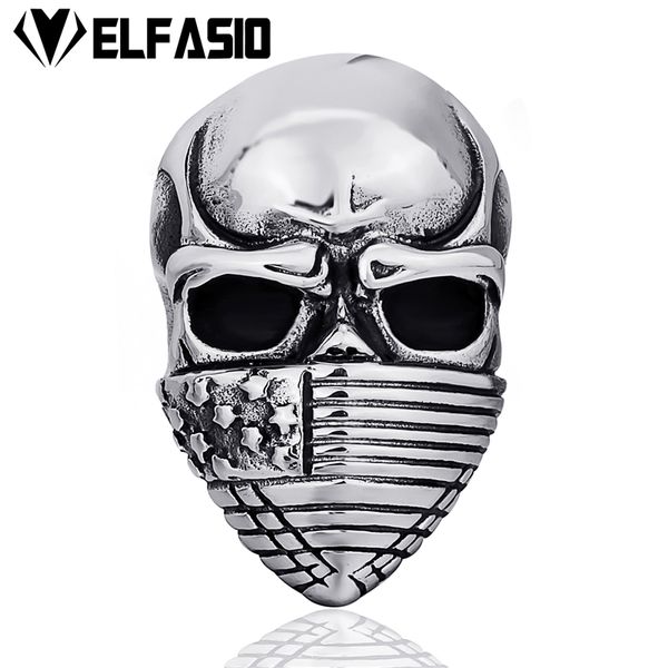 mens american flag mask skull stainless steel biker ring fashion jewelry size 7-15, Golden;silver
mens american flag mask skull stainless steel biker ring fashion jewelry size 7-15, Golden;silver