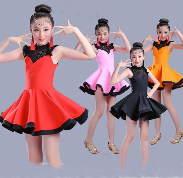 lace latin dance dress for girls latin costume kids dancing dress girl dancewear kid competition high quality, Black;red
lace latin dance dress for girls latin costume kids dancing dress girl dancewear kid competition high quality, Black;red
