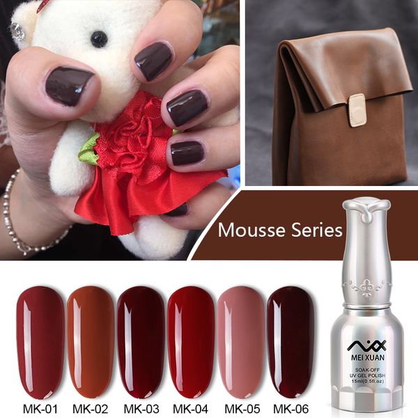 meixuan gel polish coffee colors long lasting soak off uv/led nail gel polish, Red;pink
meixuan gel polish coffee colors long lasting soak off uv/led nail gel polish, Red;pink