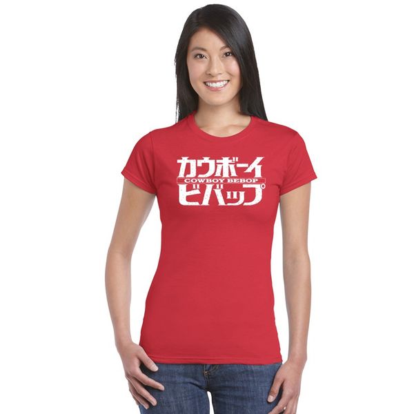 womens basic t-shirt classical cowboy bebop letter print tshirts ladies anime designer tees youth girl fitness t shirt, White
womens basic t-shirt classical cowboy bebop letter print tshirts ladies anime designer tees youth girl fitness t shirt, White