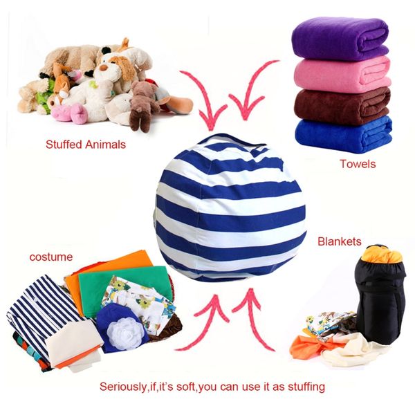 creative modern storage stuffed animal storage bean bag chair portable kids toy bag & play mat clothes home organizer
creative modern storage stuffed animal storage bean bag chair portable kids toy bag & play mat clothes home organizer