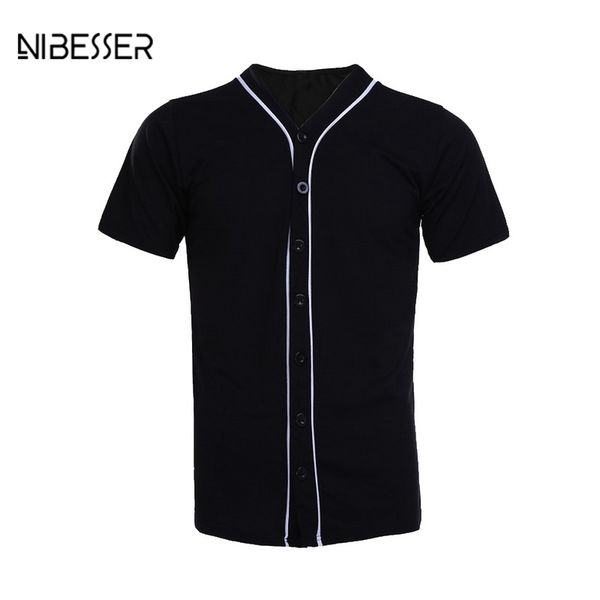 nibesser button design men t-shirts shirts shaped short sleeve v-neck tshirts male tee fitness slim plus size summer, White;black
nibesser button design men t-shirts shirts shaped short sleeve v-neck tshirts male tee fitness slim plus size summer, White;black