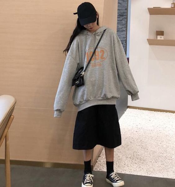 autumn korean version 2018 new loose bf long sleeve wild digital printing student hooded sweater female ulzzang, Black
autumn korean version 2018 new loose bf long sleeve wild digital printing student hooded sweater female ulzzang, Black