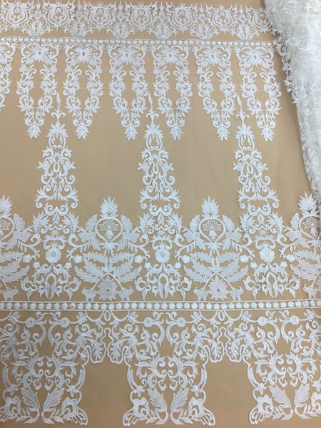 beautiful african french lace fabric 5 yard embroidery lace fabric with sequins lace party dress formal wedding dress fabric, White;gold
beautiful african french lace fabric 5 yard embroidery lace fabric with sequins lace party dress formal wedding dress fabric, White;gold