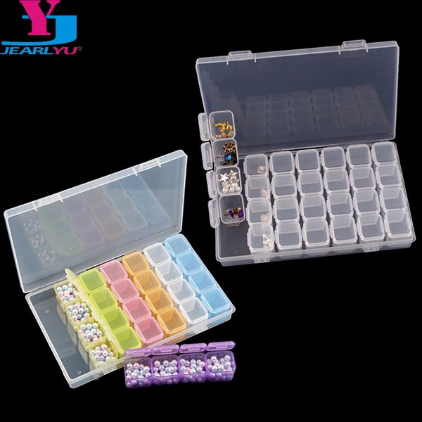 28 grid jewelry rhinestone nail art tips decoration storage box compartments colorful transparent plastic divided storage box, Silver;gold
28 grid jewelry rhinestone nail art tips decoration storage box compartments colorful transparent plastic divided storage box, Silver;gold