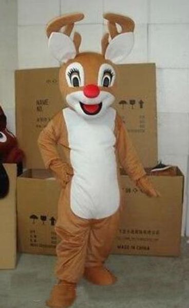 2018 as reindeer mascot costume fancy dress for advertising/festival ems ing, Red;yellow
2018 as reindeer mascot costume fancy dress for advertising/festival ems ing, Red;yellow
