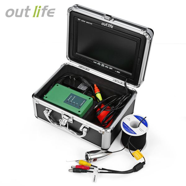 outlife f007m - 15m - ir underwater fishing detector fish finder with professional video camera infrared lamp
outlife f007m - 15m - ir underwater fishing detector fish finder with professional video camera infrared lamp