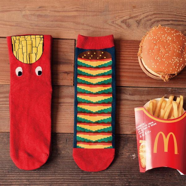 novelty cute fashion funny chips hamburger printing cotton men socks casual originality red calcetines mujer meias, Black
novelty cute fashion funny chips hamburger printing cotton men socks casual originality red calcetines mujer meias, Black