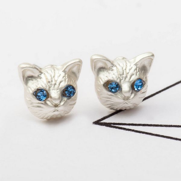 earrings brand new fashion women personality cute gold silver plated cat stud earrings, Golden;silver
earrings brand new fashion women personality cute gold silver plated cat stud earrings, Golden;silver