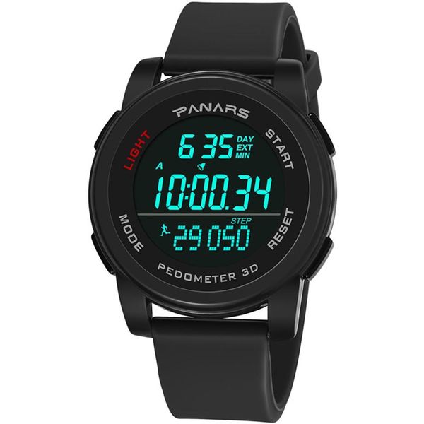 men wrist watch waterproof sport step count backlight round dial digital watch for men outdoor, Slivery;brown
men wrist watch waterproof sport step count backlight round dial digital watch for men outdoor, Slivery;brown