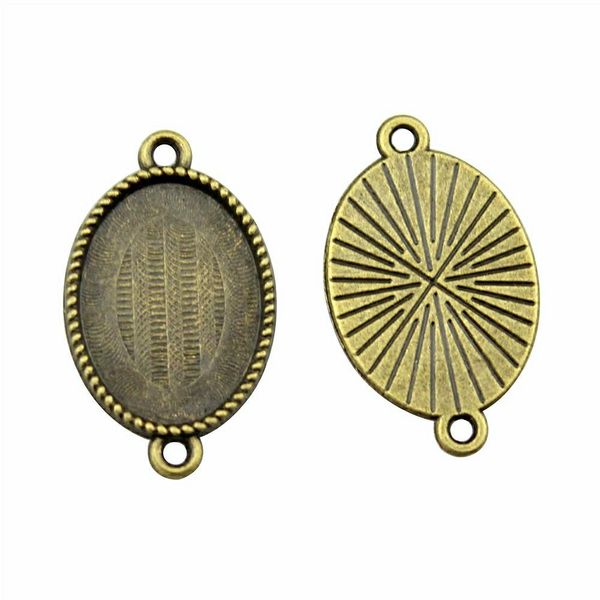 50 pieces cabochon cameo base tray bezel blank jewelry materials simple connector inner size 13x18mm oval necklace pendant setting, Slivery;crystal
50 pieces cabochon cameo base tray bezel blank jewelry materials simple connector inner size 13x18mm oval necklace pendant setting, Slivery;crystal