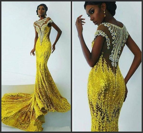 2019 new yellow sequined mermaid prom dresses for africa women applique beads evening gowns sweep train black girl party dresses 2018, Black;red
2019 new yellow sequined mermaid prom dresses for africa women applique beads evening gowns sweep train black girl party dresses 2018, Black;red